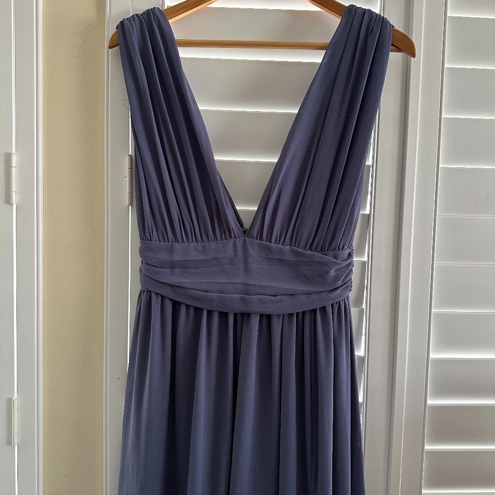 Lulu's Elegant Purple Maxi Dress
